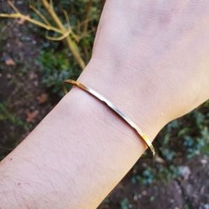 Beautiful Vintage Thin Brass Bangle Bracelet